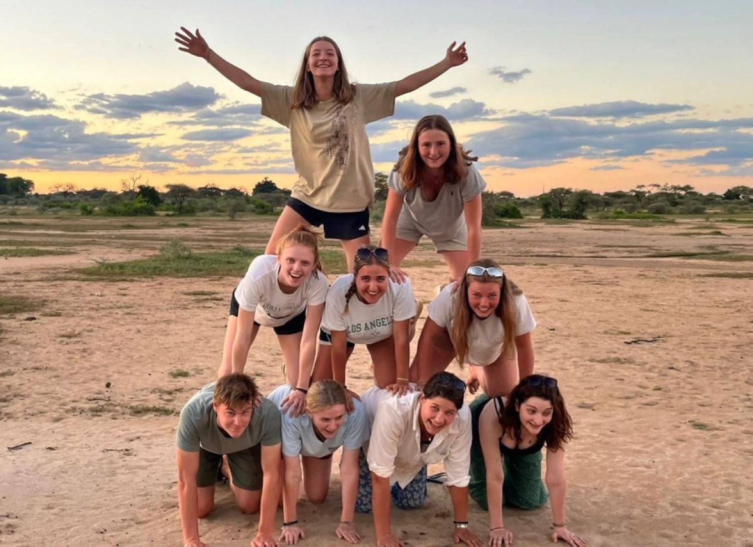 Rosie with friends